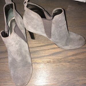 Suede bootie
